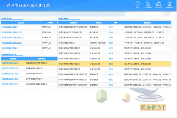 菏泽房管网