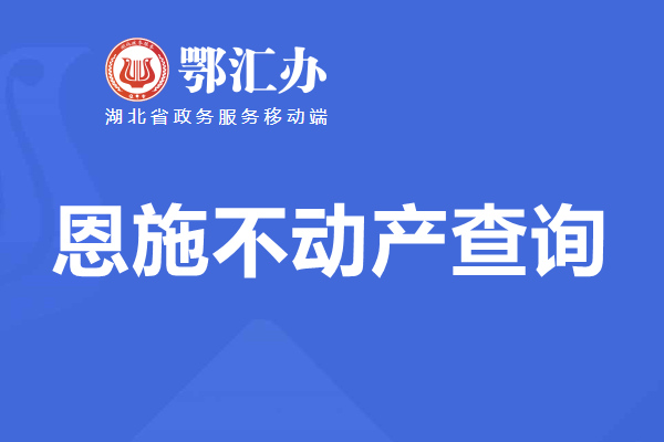 鄂汇办恩施市不动产查询网